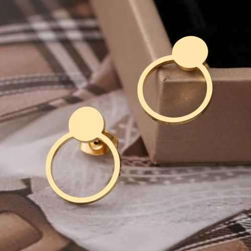 Retail Price R699 TITANIUM (NEVER FADE) SILVER CIRCLE Earrings