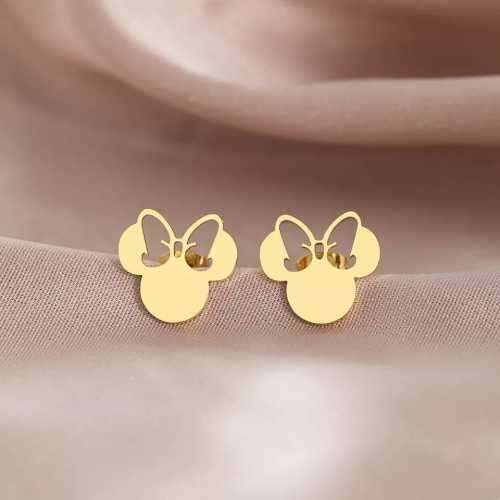 SILVER MINNIE MOUSE Earrings