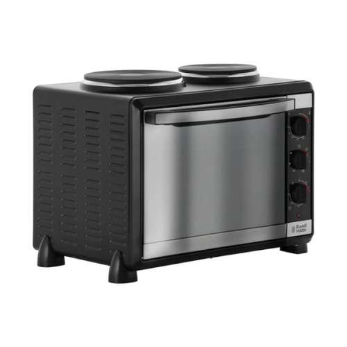 Russell Hobbs 22780 Mini Kitchen Multi-Cooker with Hotplates, 1600 W, Silver