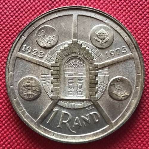 RSA 1974 Commemorative Silver One Rand