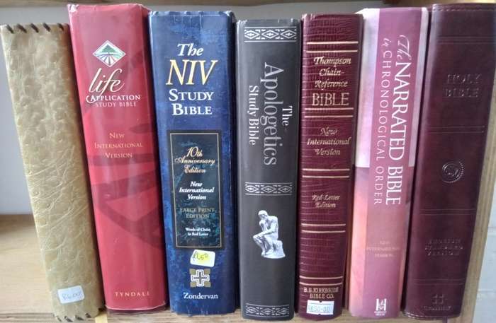 Bibles: various approx. R650 each