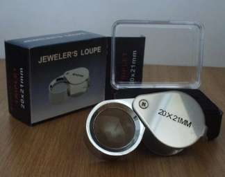 JEWELERS LOUPE 20 x MAGNIFICATION WITH 21MM LENS