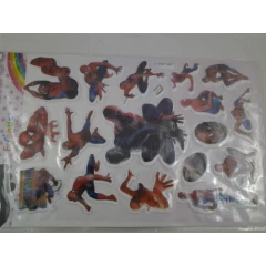 Spiderman puffy sticker sheet