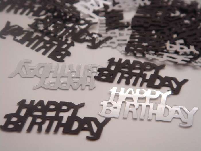 Happy Birthday confetti