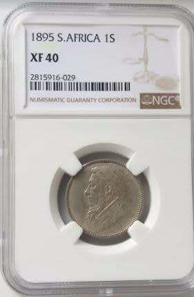 1895 1 shillings XF40