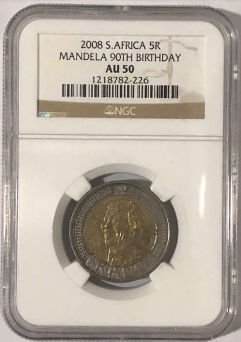 2008 R5 Mandela 90th Birthday AU50 NGC 1218782-227