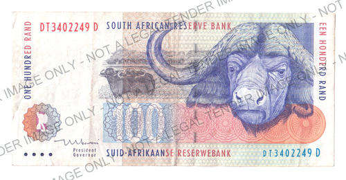 TT Mboweni ~ 1st Issue ~ DT3402249 D ~ as per scan