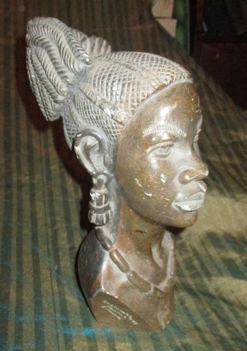 Pair of Soap stone Statues