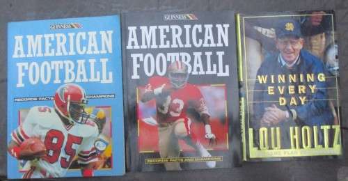 American Football Books x3
