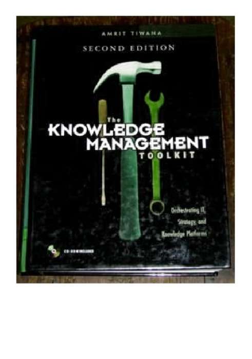 The Knowledge Management Toolkit  2002