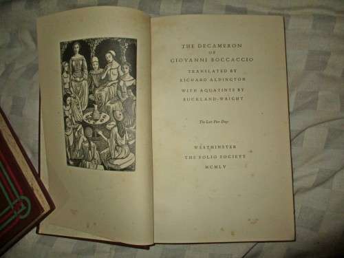 The Decameron of Giovanni Boccaccio .The Folio Society