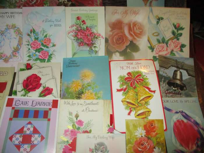 Used cards x over 650 excellent for crafters