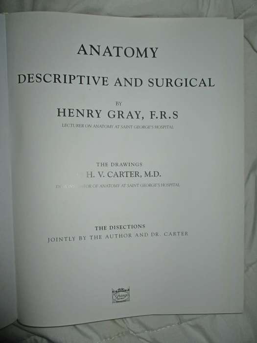 Grays Anatomy . A Facsimile