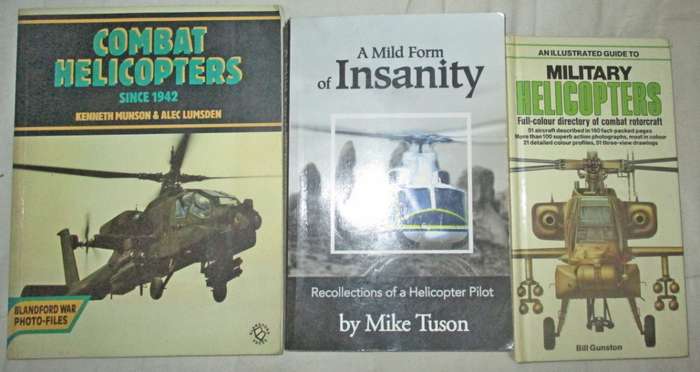 Helicopter Books x 3