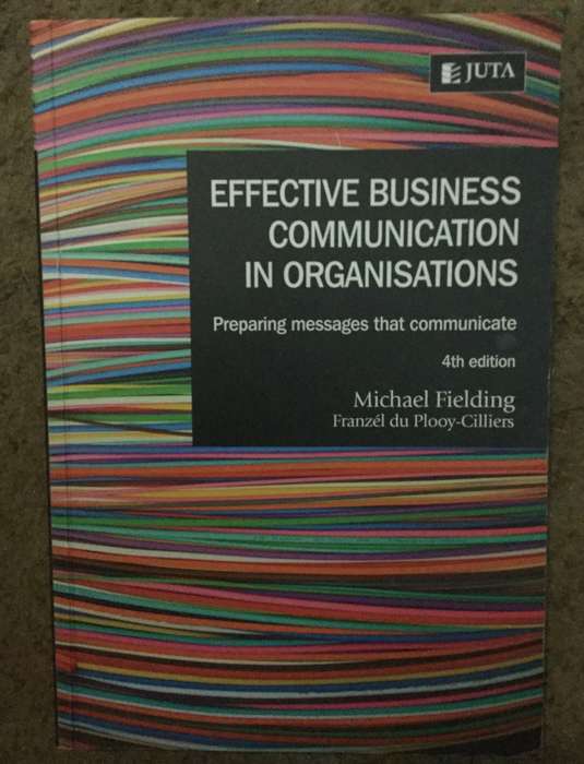 Effective Communication in Organisations  2016