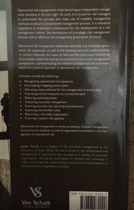 Operational Risk Management 2015