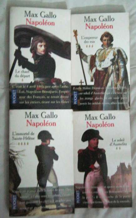 French Napoleon Books x4