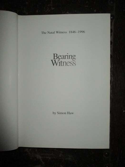 Bearing Witness by Simon Haw
