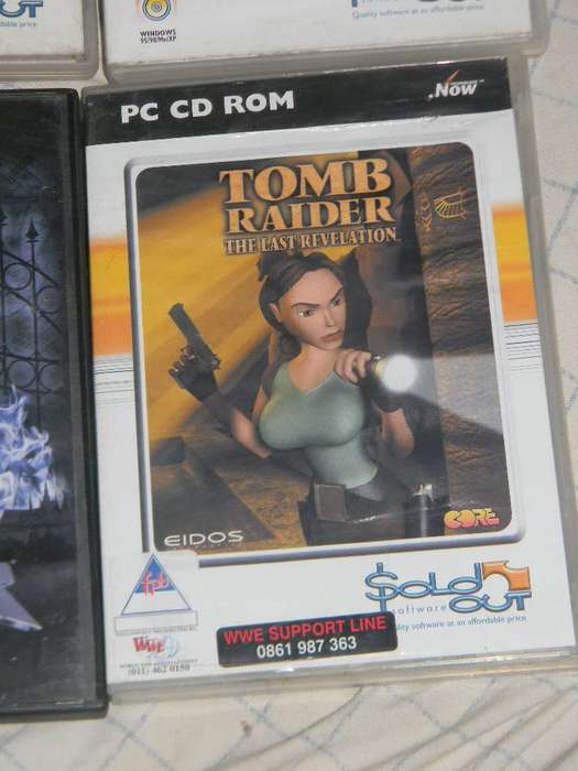 Tomb Raider PC Games x6