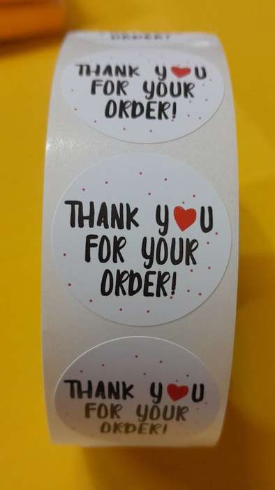 Stickers Thank you for Your Order