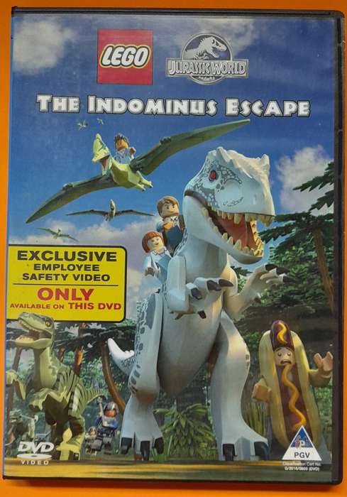 Lego Jurassic World The Indominus Escape Dvd