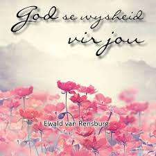 God se Wysheid vir jou deur Ewald van Rensburg