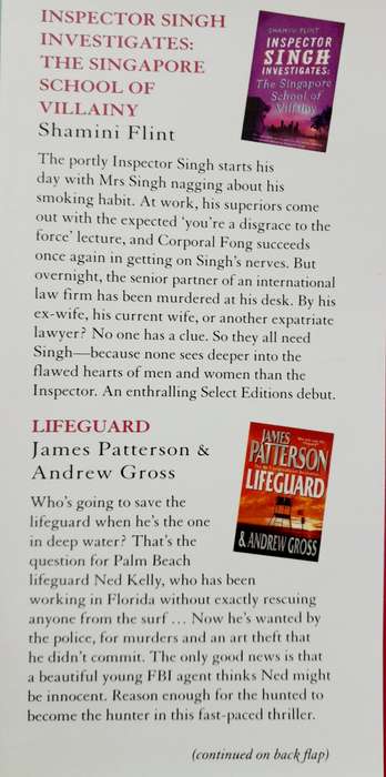 Readers Digest 4 Authors in 1 book Inspector Singh & Lifeguard & Poachers son & The good luck girl