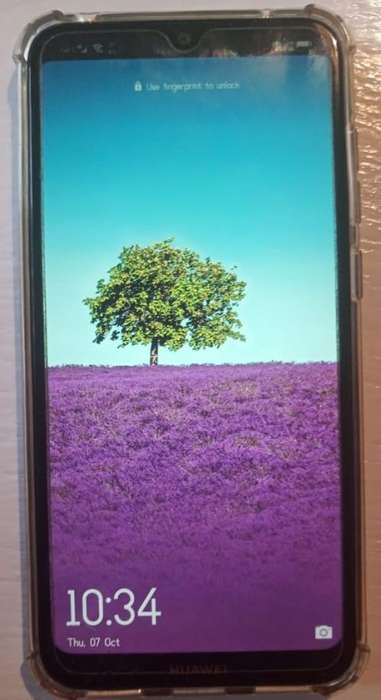 Huawei Y7 2019 32GB Dual Sim With Glass Screen Protector in Shockproof Gel Case barely used