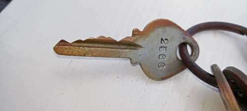 Key ring of Keys form the Durban Corporation for DC Meter 3566. Once in a lifetime set