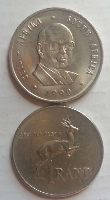 Lot of R1 coins R.S.A High quality from between 1977 and 1990 Bid on 1 to buy them all