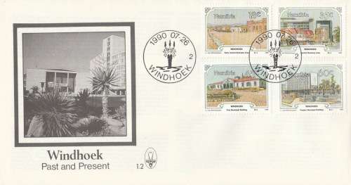 NAM 1990-07-26 The development of Windhoek FDC 1.2 (60 000) [SACC R10]
