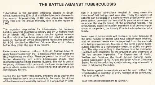 RSA 1982-03-24 Centenary of Discovery of Tubercle Bacillus by Dr R Koch FDC 3.35 (149 630) [SACC R2]