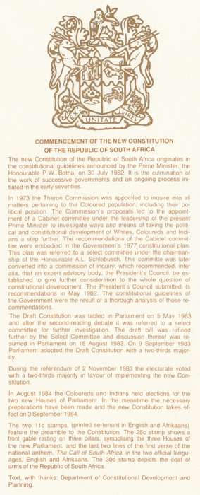 RSA 1984-09-03 New Constitution FDC 4.9 Special [SACC R7]