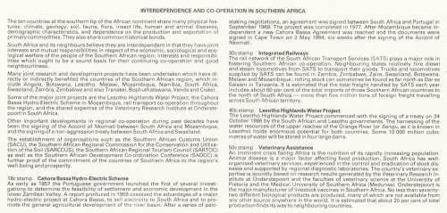 RSA 1990-02-15 Co-operation in Southern Africa FDC 5.8 (80 000) [SACC R8]