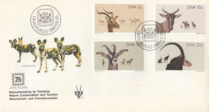 SWA 1980-06-25 Nature Conservation & Tourism FDC 29 (115 000) - [SACC R7]