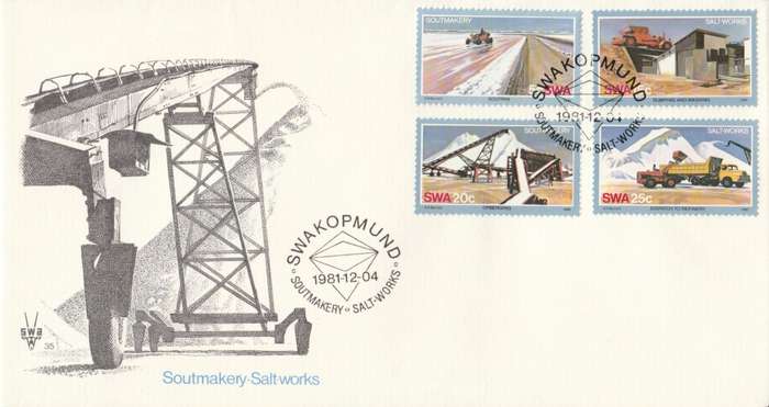 SWA 1981-12-04 Salt Industry FDC 35 (134 353) - [SACC R7]