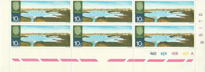 RSA 1972-03-04 Opening of Hendrik Verwoerd Dam - 10c SACC 314 x6 (A) [SACC R150]