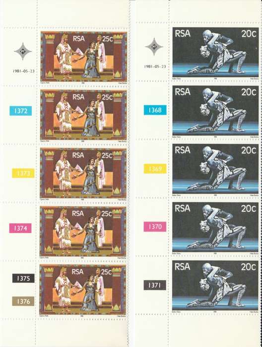 RSA 1981-05-23 State Theatre, Pretoria - SACC 494-495 x5 [SACC R25]