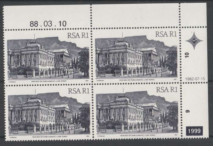 RSA 1988-03-10 4th Definitive Issue - SACC 530a x4 (Plate 1999) [SACC R100]