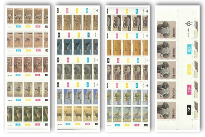 SWA 1980-10-01 3rd Definitive Issue - SACC 358-374 x5 (Full Set) [SACC R59]