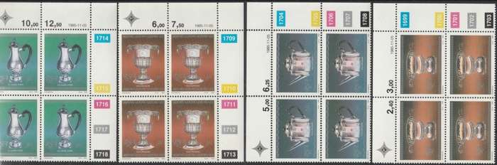 RSA 1985-11-05 Cape Silver - SACC 596-599 x4 [SACC R40]