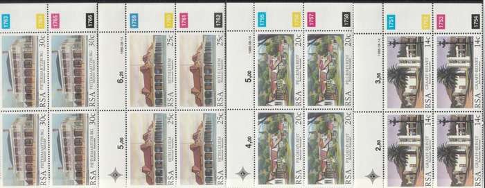 RSA 1986-08-14 Restoration - SACC 608-611 x4 [SACC R40]