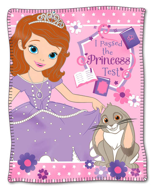Sofia the First unlined cutain
