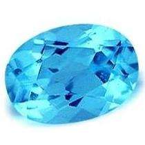 TOPAZ - SWISS BLUE OVAL FACET - 0.52cts