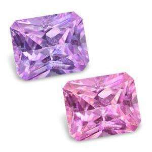 CUBIC ZIRCONIUM - COLOUR CHANGE OCTAGON PRINCESS CUT - 11.36cts