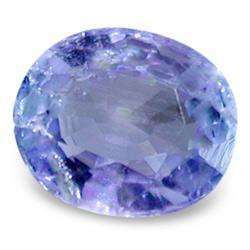 TANZANITE - BLUE PURPLE OVAL FACET - 0.11cts