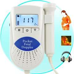 Baby Fetal Heart Rate Monitor and Reader Doppler