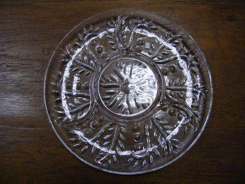Vintage glass snack platter - @ CRAZY R1 start