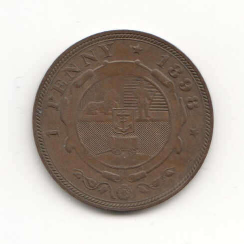 1898 ZAR Kruger Penny - as per photo
