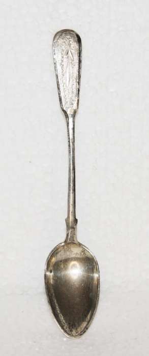 Antique Russian Silver Spoon Vasily Agafonov Moscow Circa 1895 - 1911 (14.8g)